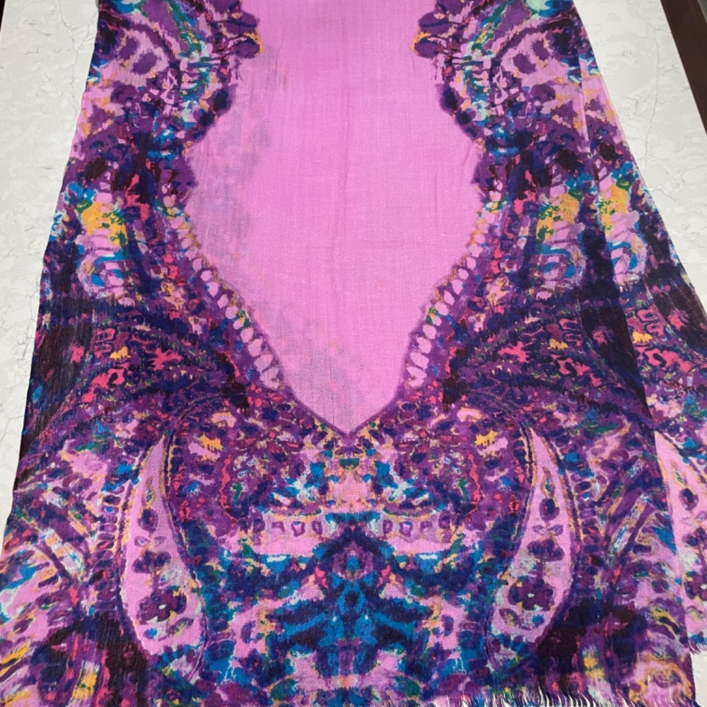Jessica Simpson Oversized Wrap Scarf Like Cashmere Light and Flowy 80x28.5 - Picture 5 of 11